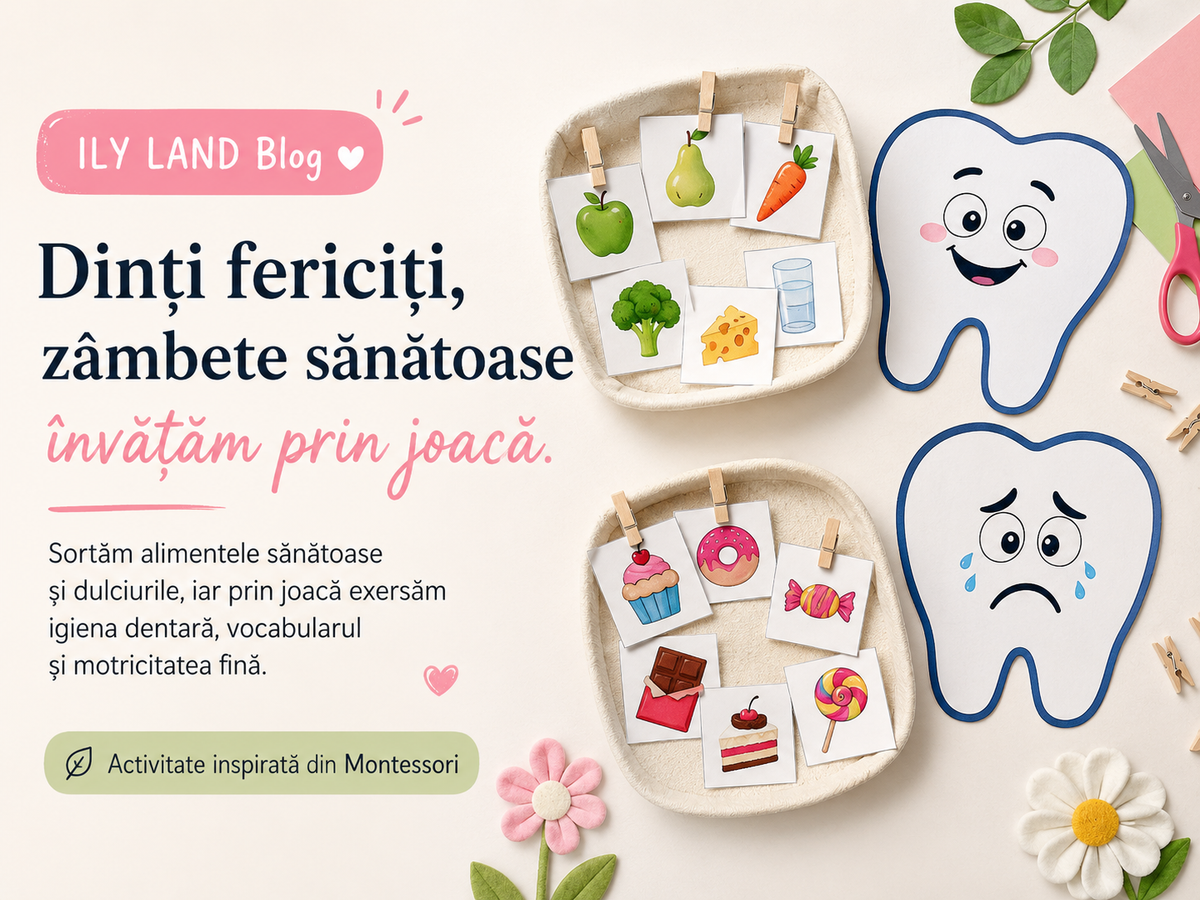 Dinți fericiți, zâmbete sănătoase – învățăm prin joacă.