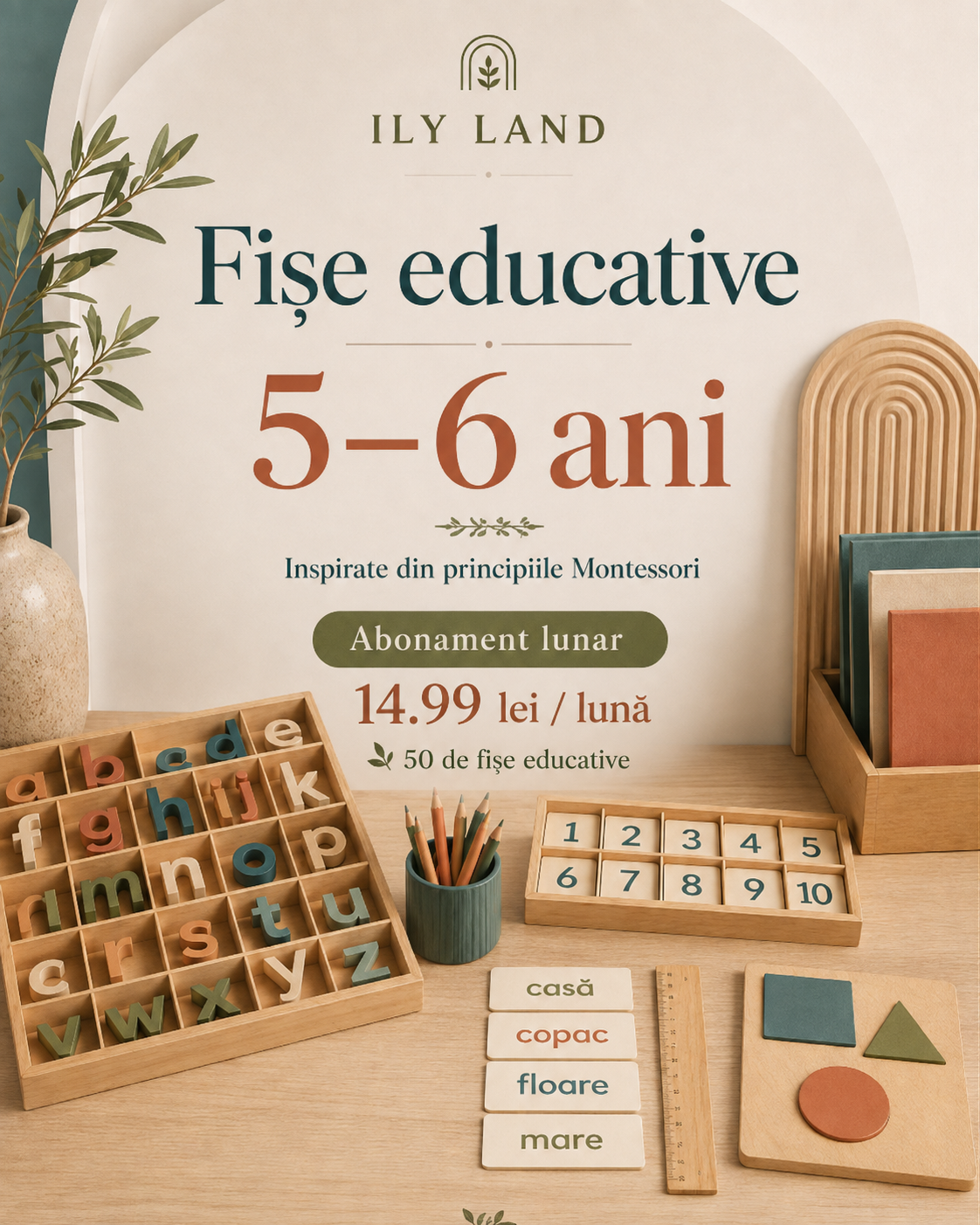 Abonament Fișe educative 5-6 ani