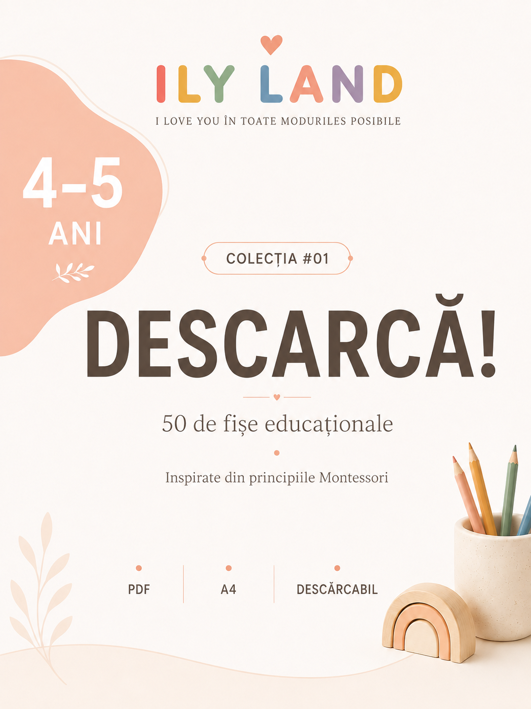 Colecția #01 · Fișe educative 4–5 ani